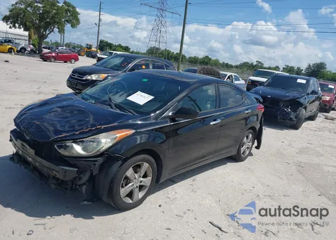 2013 Hyundai Elantra Gls from USA, damaged, VIN KMHDH4AE1DU977377